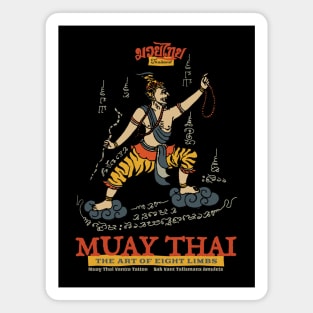 Muay Thai Tattoo Sak Yant Hermit Magnet